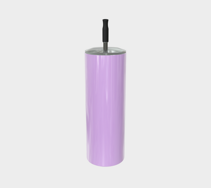 Quench Cove Tumbler ( Sip Happens!) In Glossy Purple
