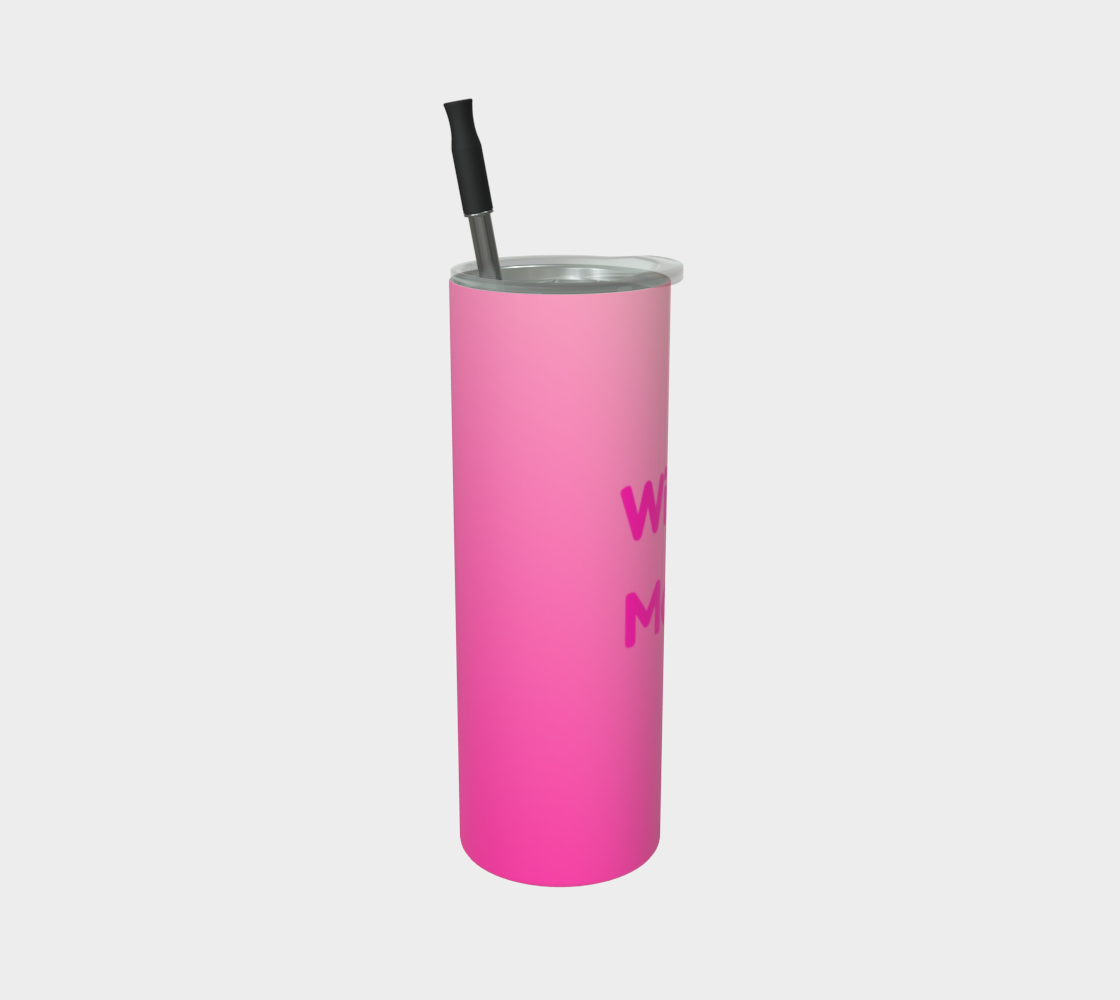 Quench Cove Tumbler ( Wifey Mood) In Matte Pink