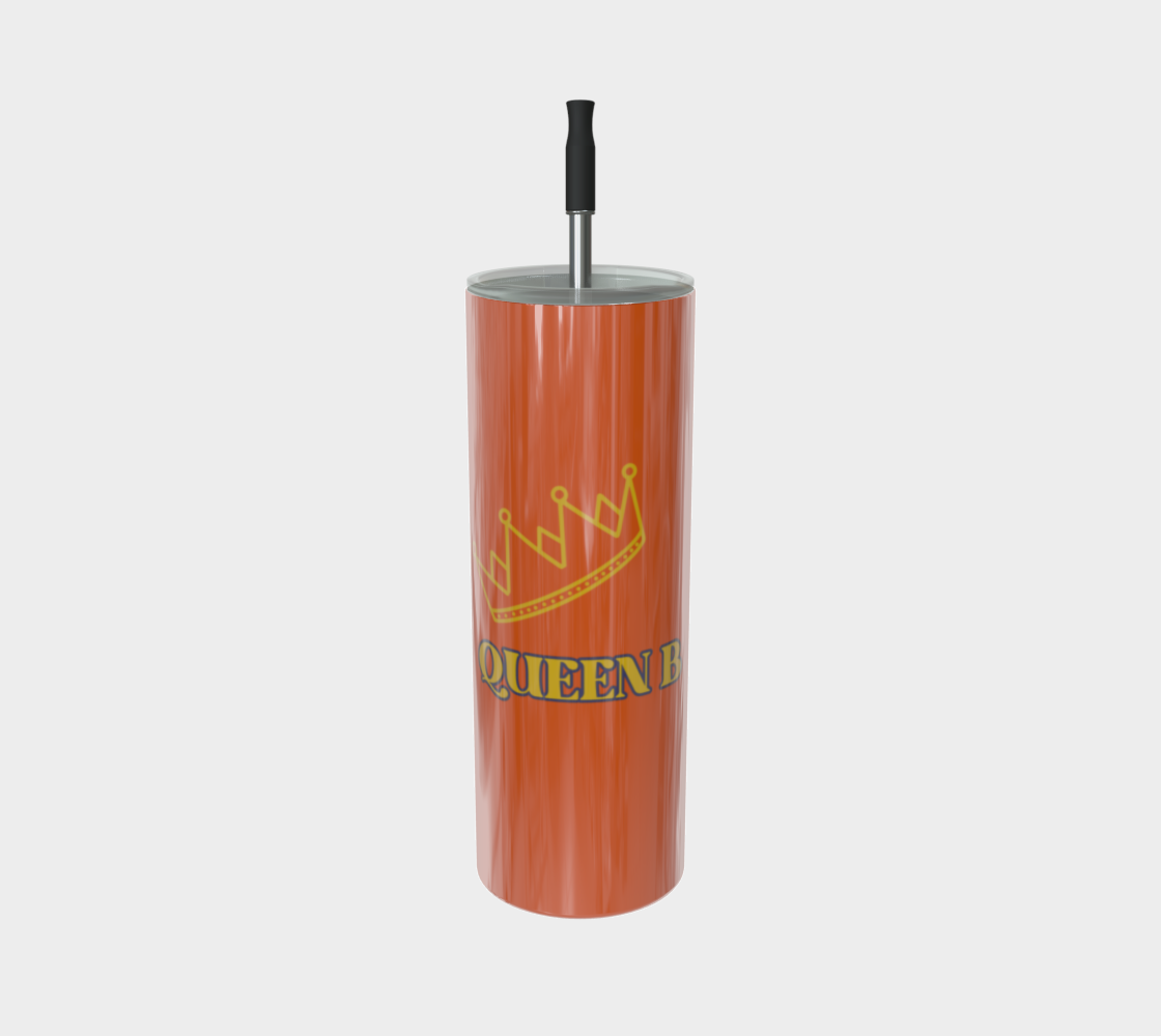 Quench Cove Tumbler (Queen B) In Glossy Orange