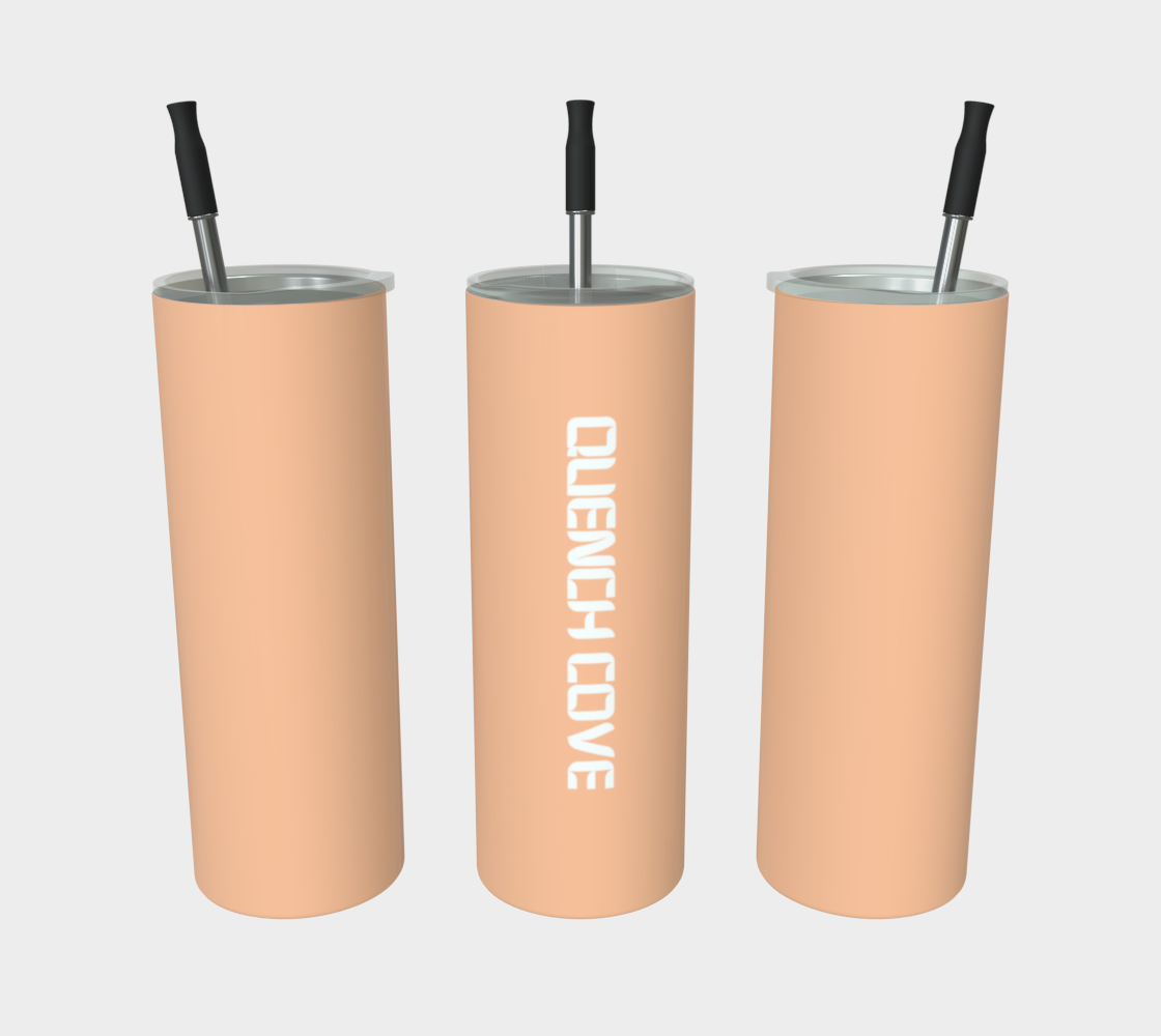 Quench Cove Tumbler In Matte Peach
