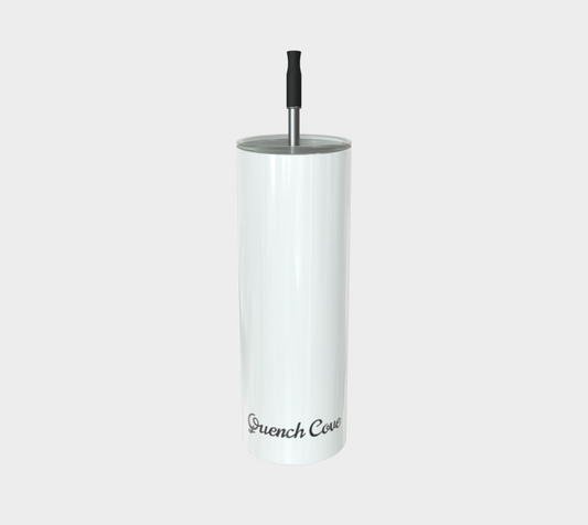 Quench Cove Tumbler In Glossy White