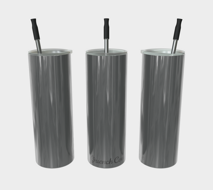Quench Cove Tumbler In Glossy Gray