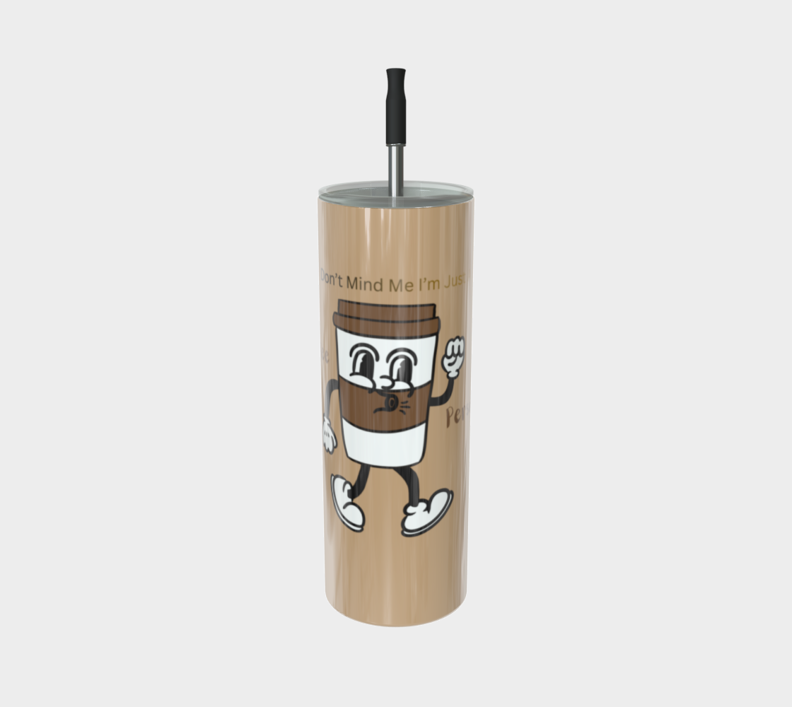 Quench Cove Tumbler (Don’t Mind Me…) In Glossy Brown