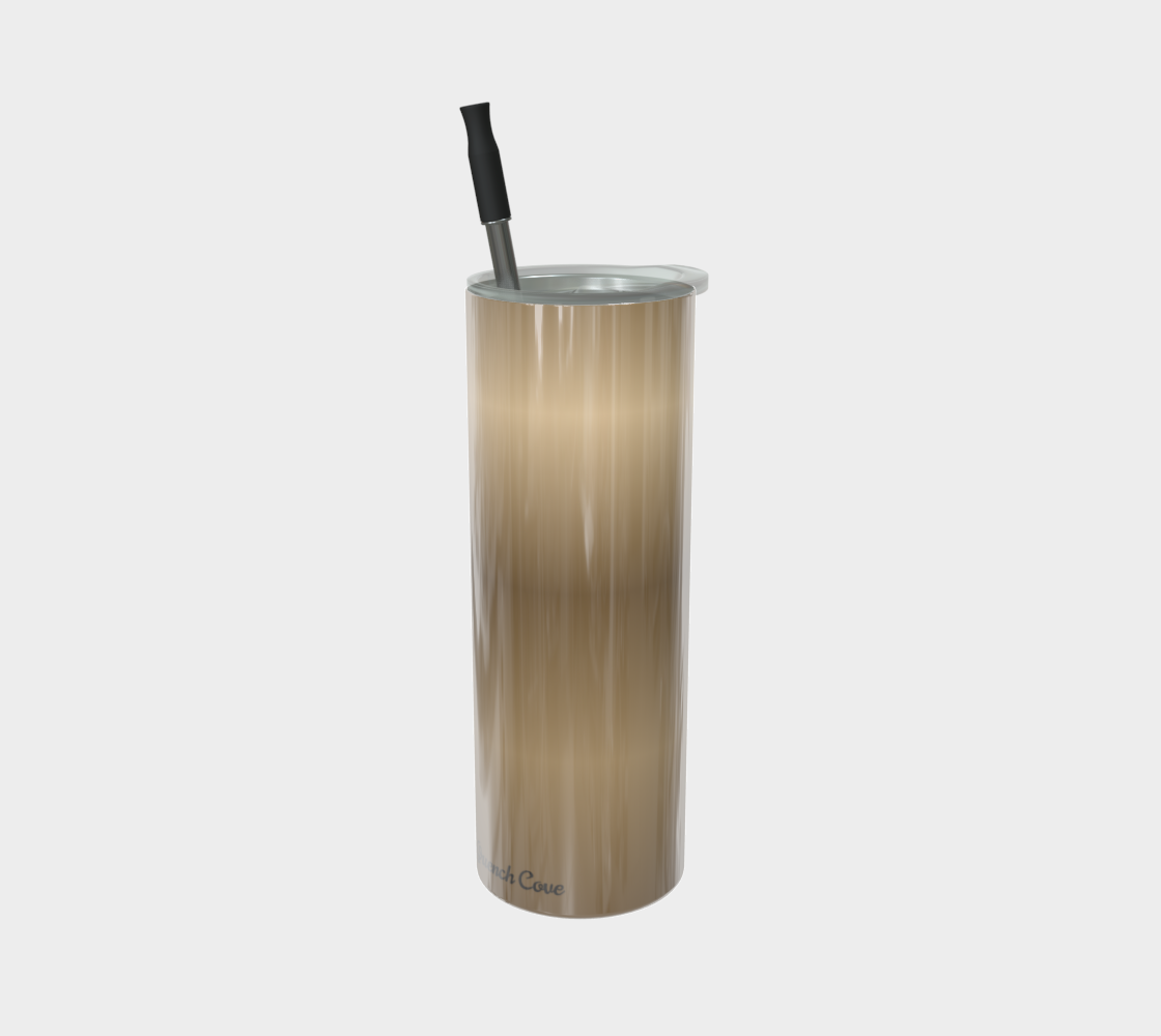 Quench Cove Tumbler In Glossy Light Brown