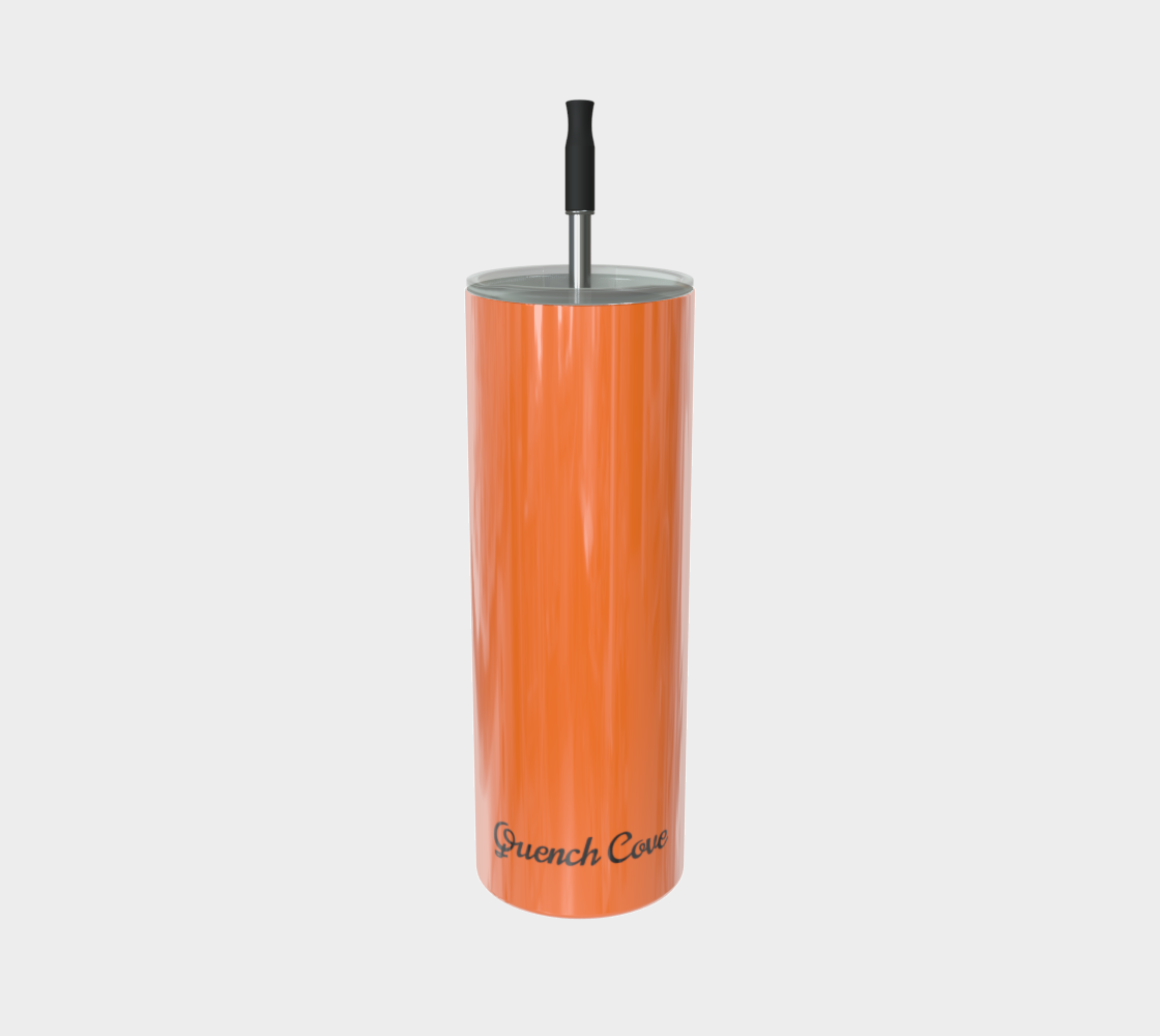 Quench Cove Tumbler In Glossy Orange