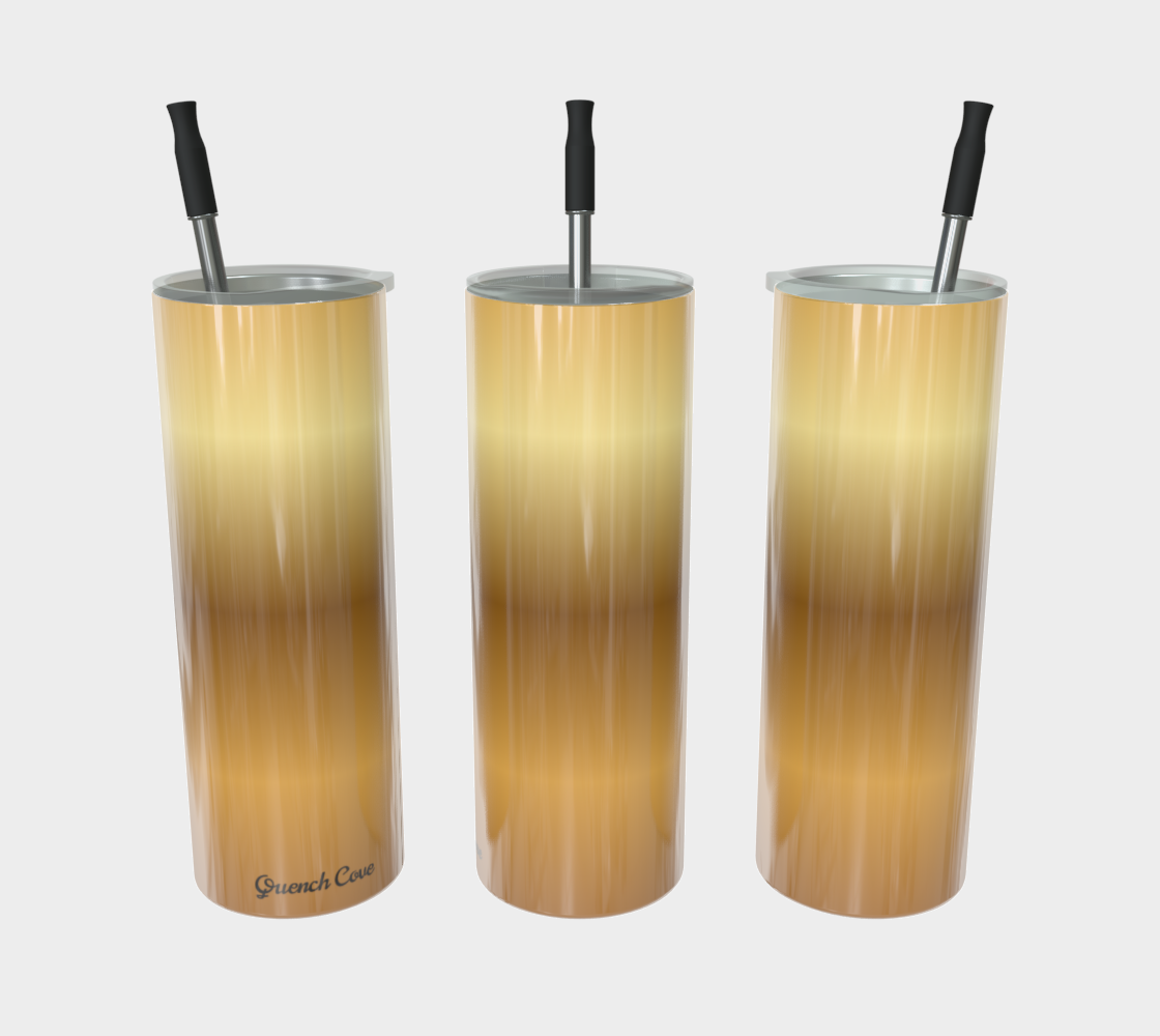 Quench Cove Tumbler In Matte Gold