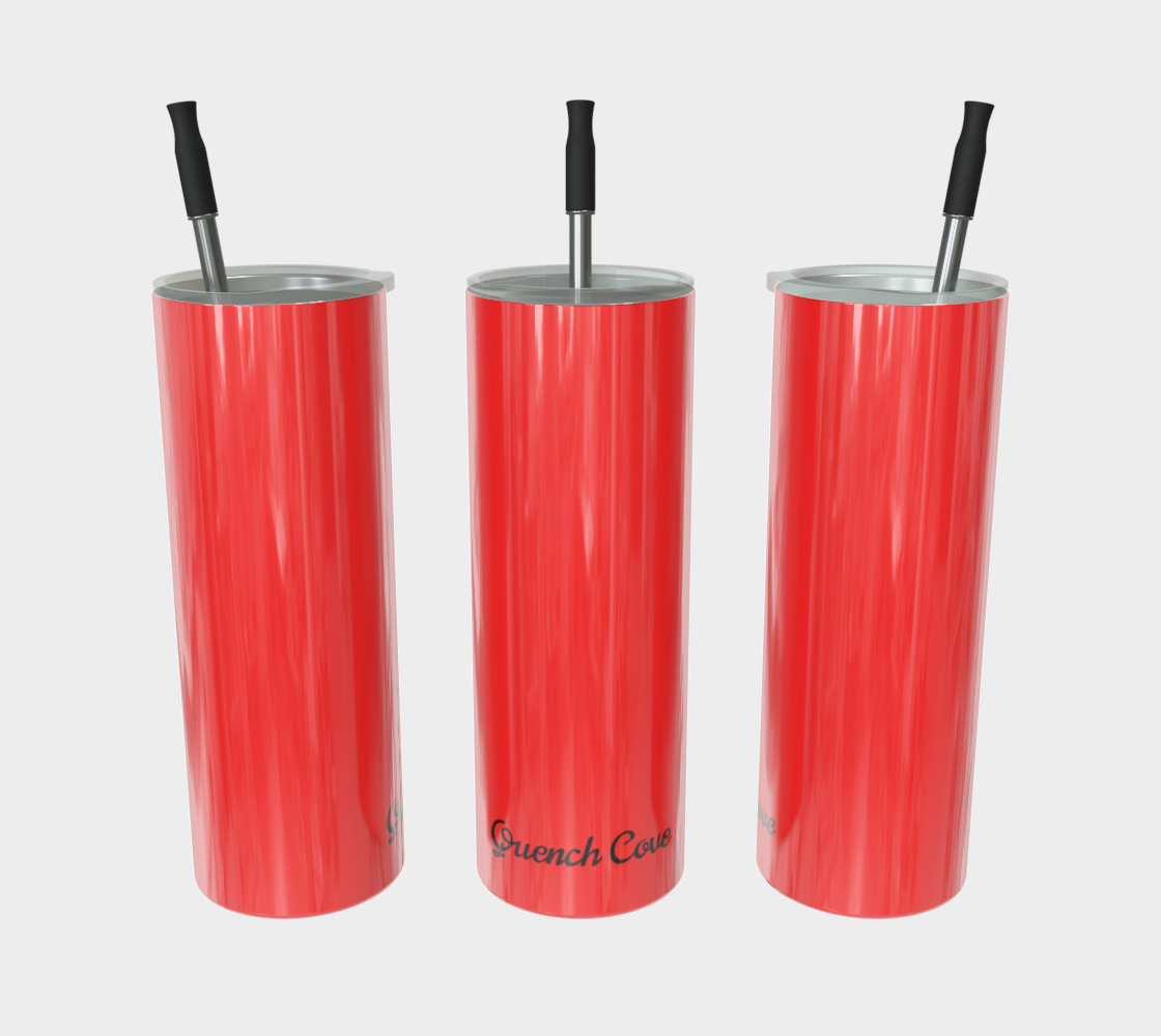 Quench Cove Tumbler In Glossy Red
