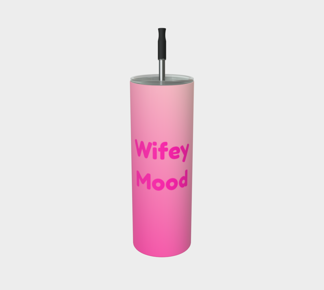 Quench Cove Tumbler ( Wifey Mood) In Matte Pink