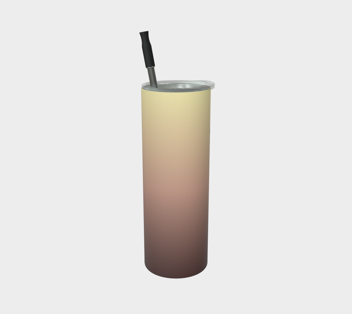 Quench Cove Tumbler In Brown Matte Gradient Color