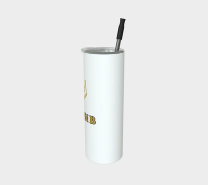 Quench Cove Tumbler (Queen B) In Matte White