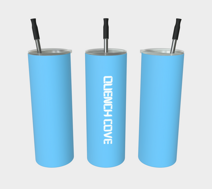 Quench Cove Tumbler In Matte Baby Blue