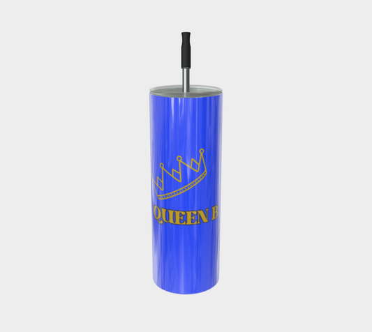 Quench Cove Tumbler (Queen B) In Glossy Royal Blue