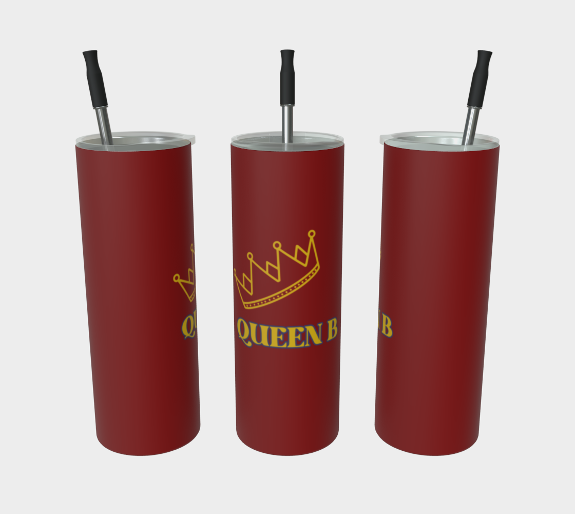 Quench Cove Tumbler (Queen B) In Matte Burgundy
