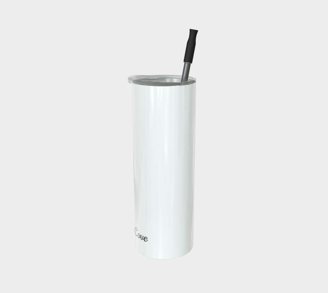 Quench Cove Tumbler In Glossy White