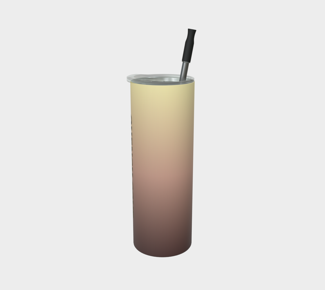 Quench Cove Tumbler In Brown Matte Gradient Color