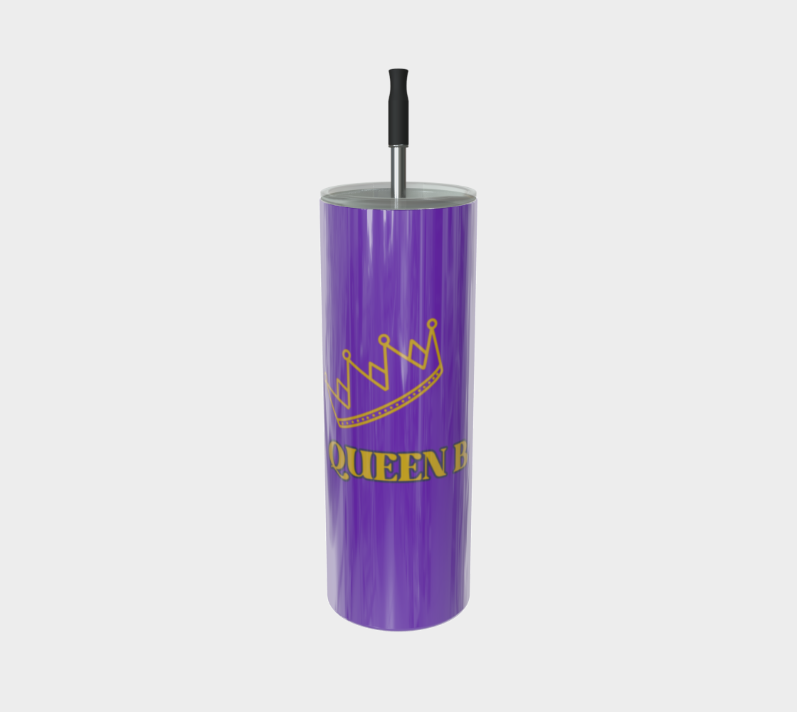 Quench Cove Tumbler (Blessed & Highly Favored) In Glossy Purple And Gold