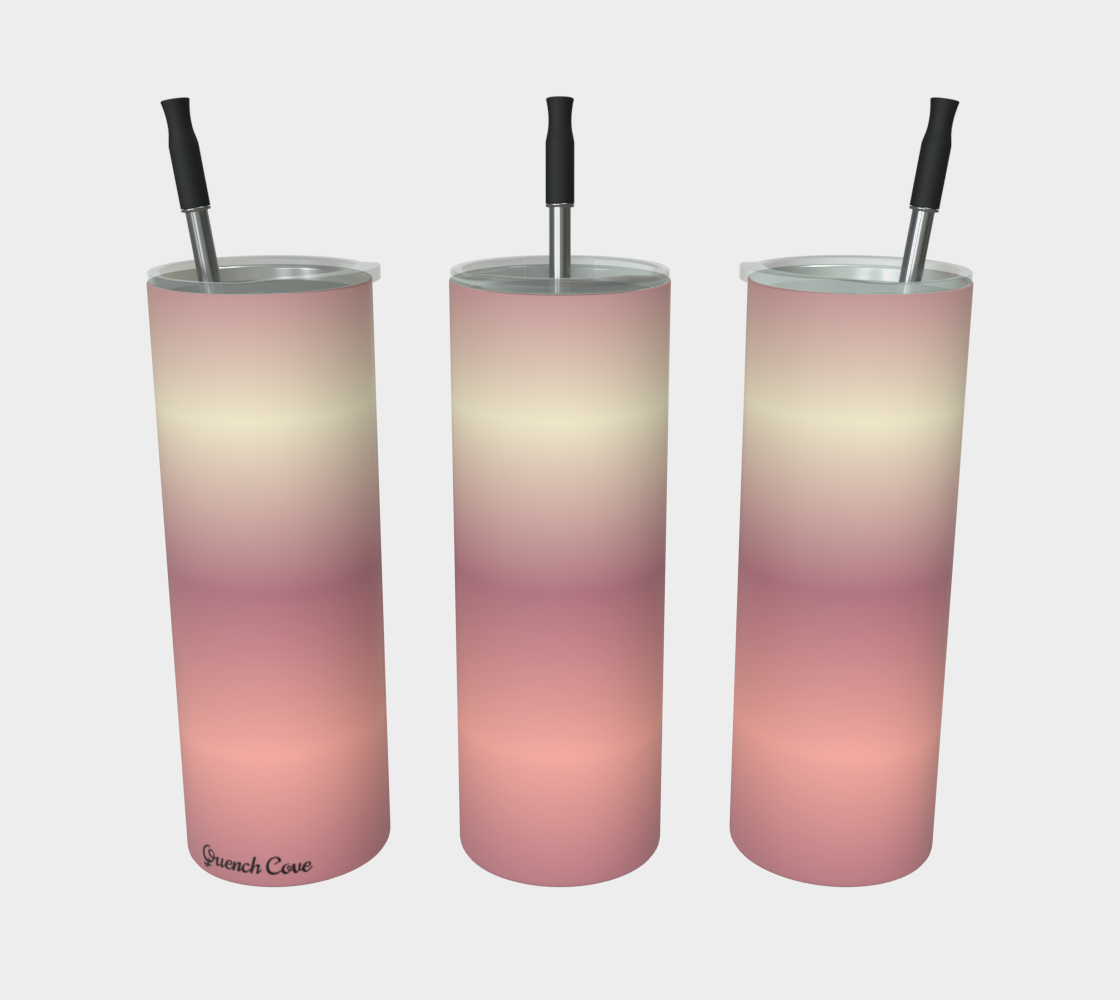 Quench Cove Tumbler In Matte Rose Gold