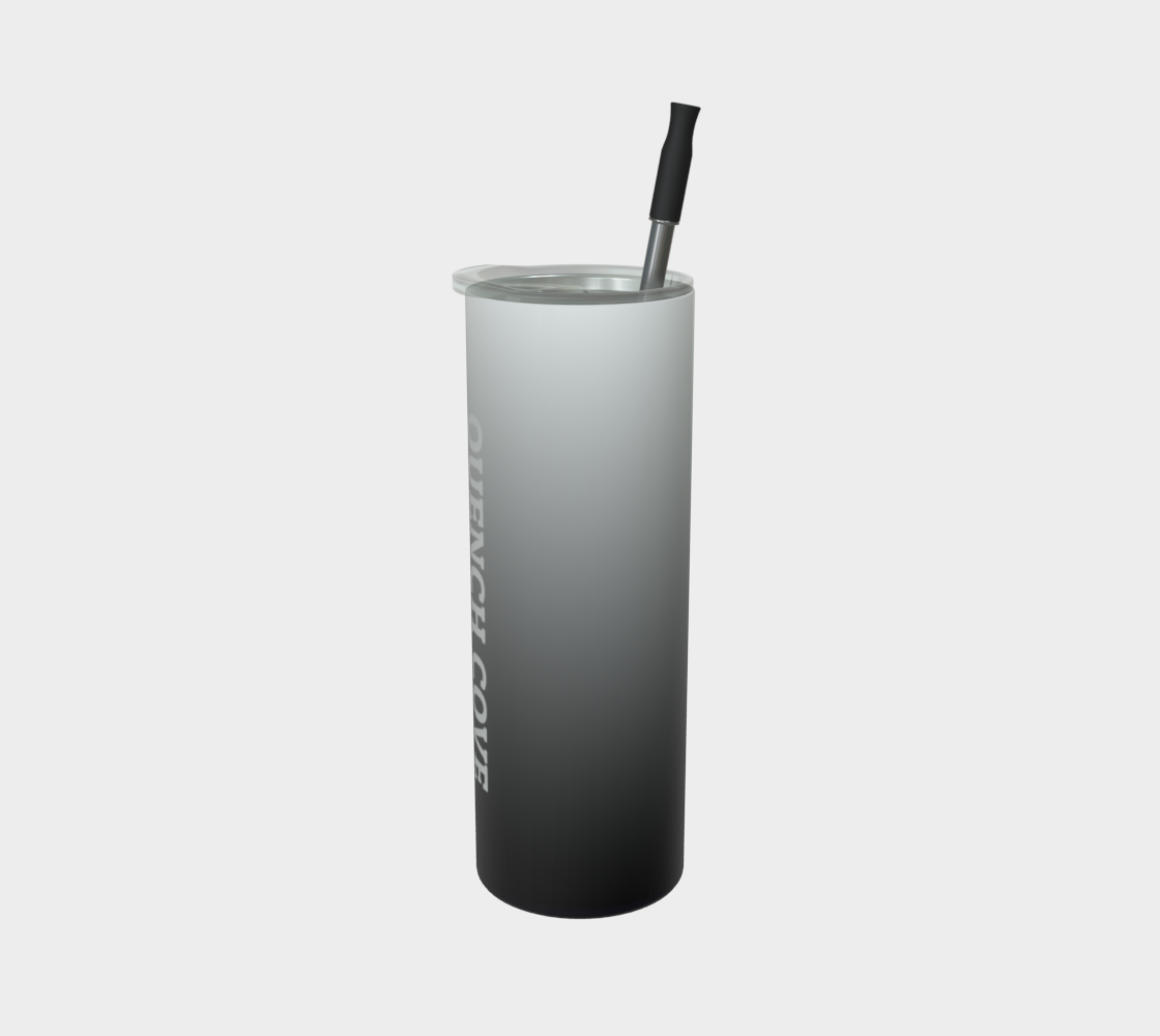 Quench Cove Tumbler In Matte Gray Gradient Color