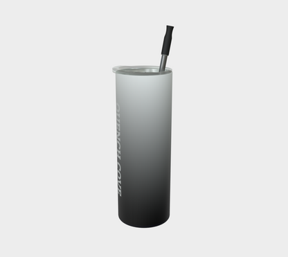 Quench Cove Tumbler In Matte Gray Gradient Color